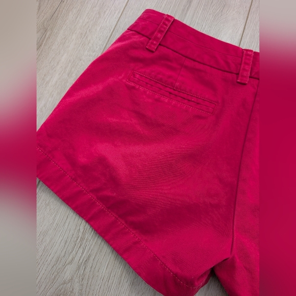 J.Crew Women's Chino Shorts Red 3" Inseam - Picture 7 of 10